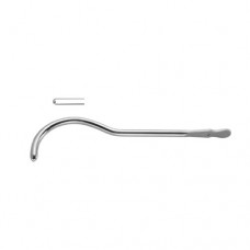 Guyon Urethral Sound / Dilating Bougie 12 Charr. Brass - Chrome Plated, 26.5 cm - 10 1/2"